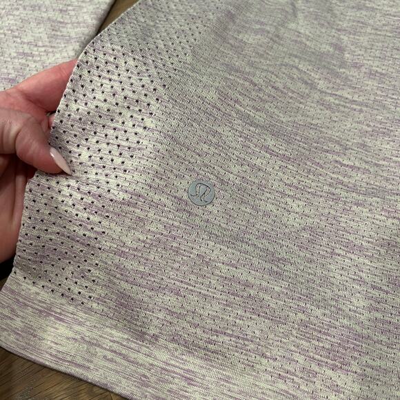lululemon athletica Heathered Lavender Half-Zip Pullover - Picture 6 of 7